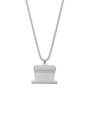 Цепочка с кулоном Blowdryer O-71076  Серебристый Фото 1