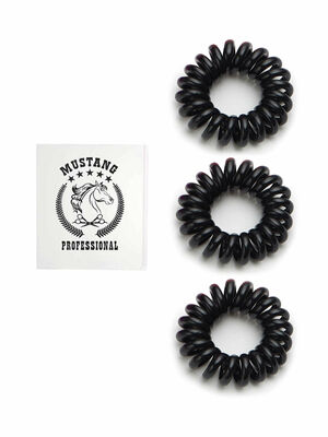 Резинки для волос Mustang MRC-3 Чёрный Фото 1
