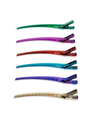 Зажимы Professional ZM-08 6 разных цветов Фото 1