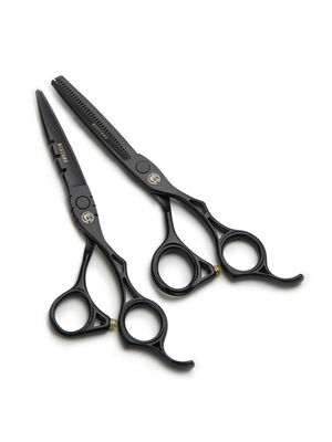 Набор ножниц Mustang Professional NP-07X Чёрный 5,5 дюйм Фото 1