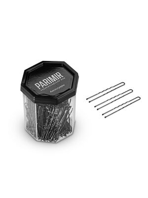 Шпильки волна Parimir PRSPIV02 350 шт 60 мм Черный Фото 1