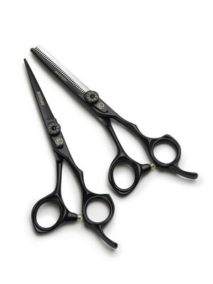 Набор ножниц Mustang Professional NP-02X Чёрный 5,5 дюймов Фото 1 Набор ножниц Mustang Professional NP-02X Чёрный 5,5 дюймов Фото 1