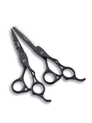 Набор ножниц Mustang Professional RAZOR NP-07 Чёрный 6,0 дюйм Фото 1