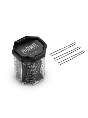 Шпильки волна Parimir PRSPIV01 350 шт 70 мм Черный Фото 1
