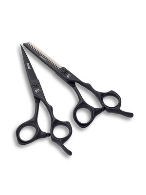 Набор ножниц Mustang Professional POINT NP-02 Чёрный 5,5 дюйм Фото 1