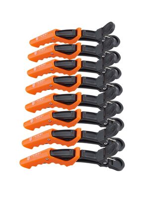 Зажимы крокодилы для волос INARI IC01 Черно-оранжевые Фото 1