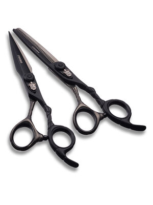 Набор ножниц Mustang Premium ENIGMA NPR-08 Черный 6,0 дюйм Фото 1