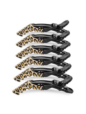 Зажимы крокодилы Toni&Gay 10 шт.Леопард Фото 1