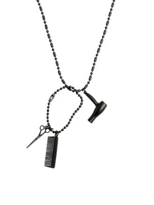 Цепочка с кулоном Blowdryer Biz-05 Чёрный Фото 1