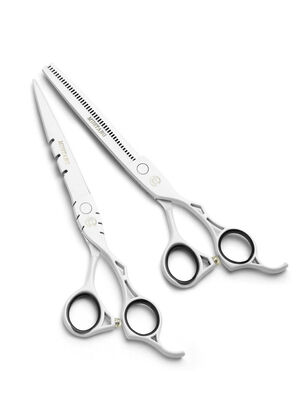 Набор ножниц Mustang Professional NP-07 Белый 7,0 дюйм Фото 1